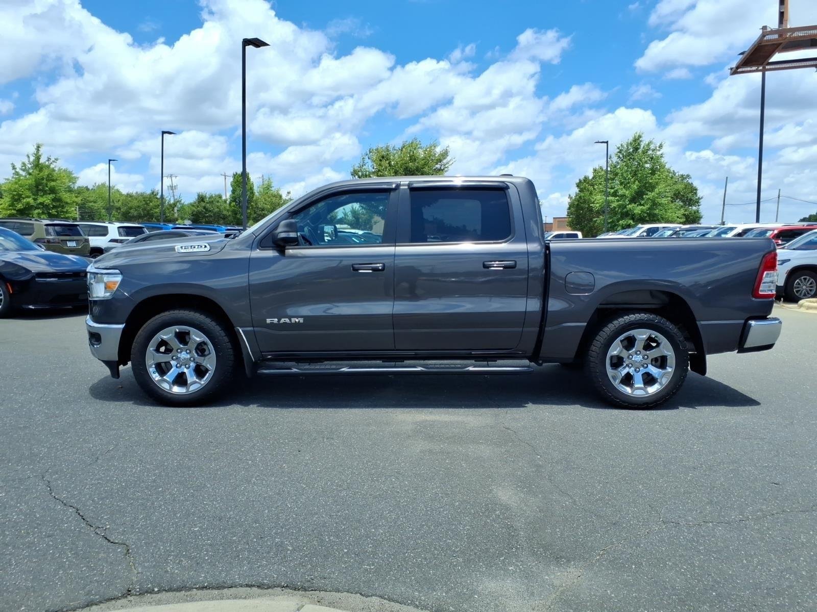 Used 2022 Granite Crystal Metallic Clearcoat Ram Big Horn image 3
