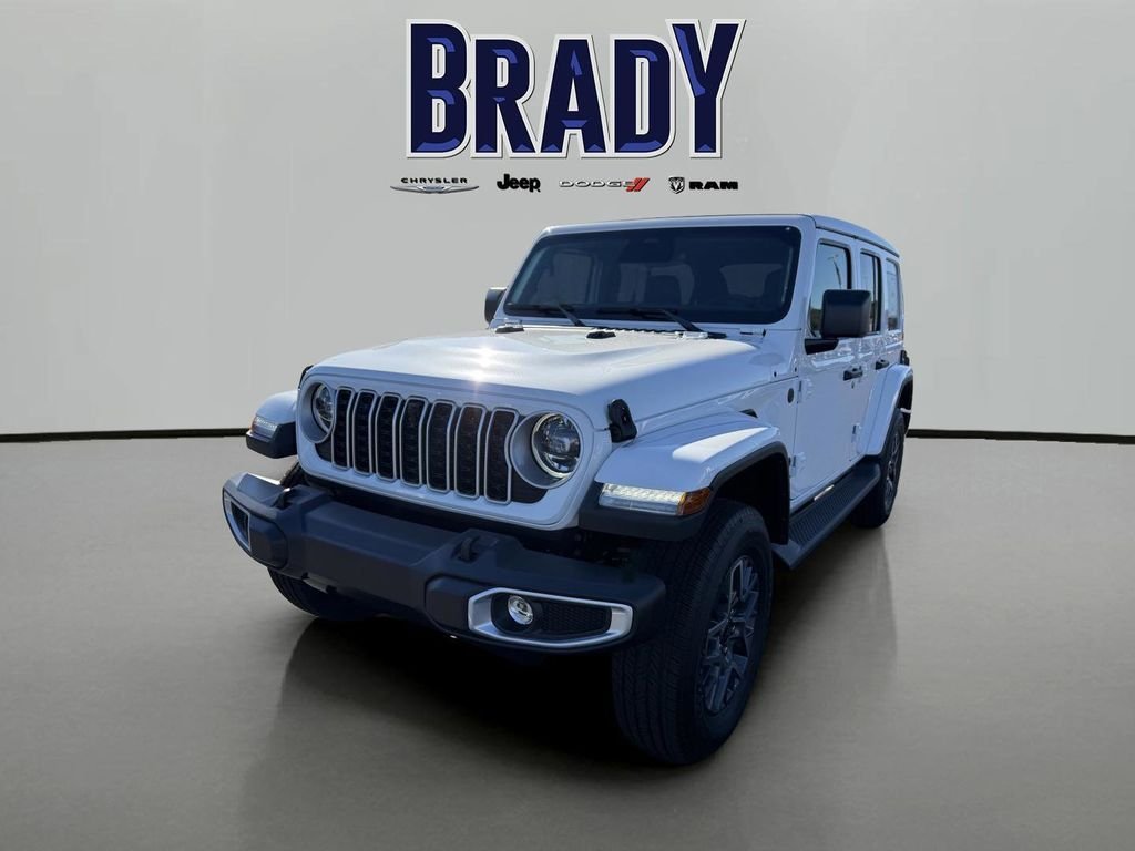 New 2026 Bright White Clear-Coat Exterior Paint Jeep Sahara image 7