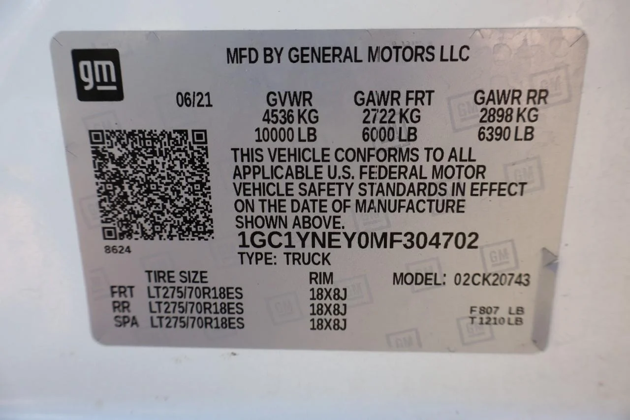 Used 2021 WHITE Chevrolet LT image 20