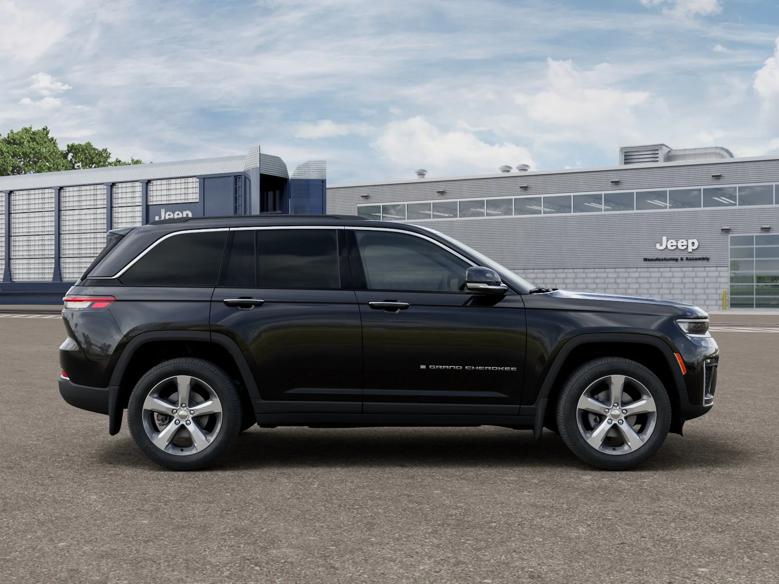New 2026 Diamond Black Crystal Pearl-Coat Exterior Paint Jeep Limited image 13