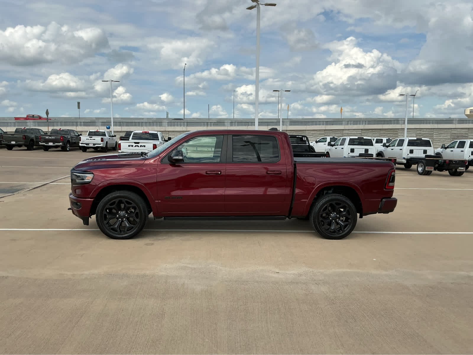 Used 2022 Delmonico Red Pearlcoat Ram Limited image 12