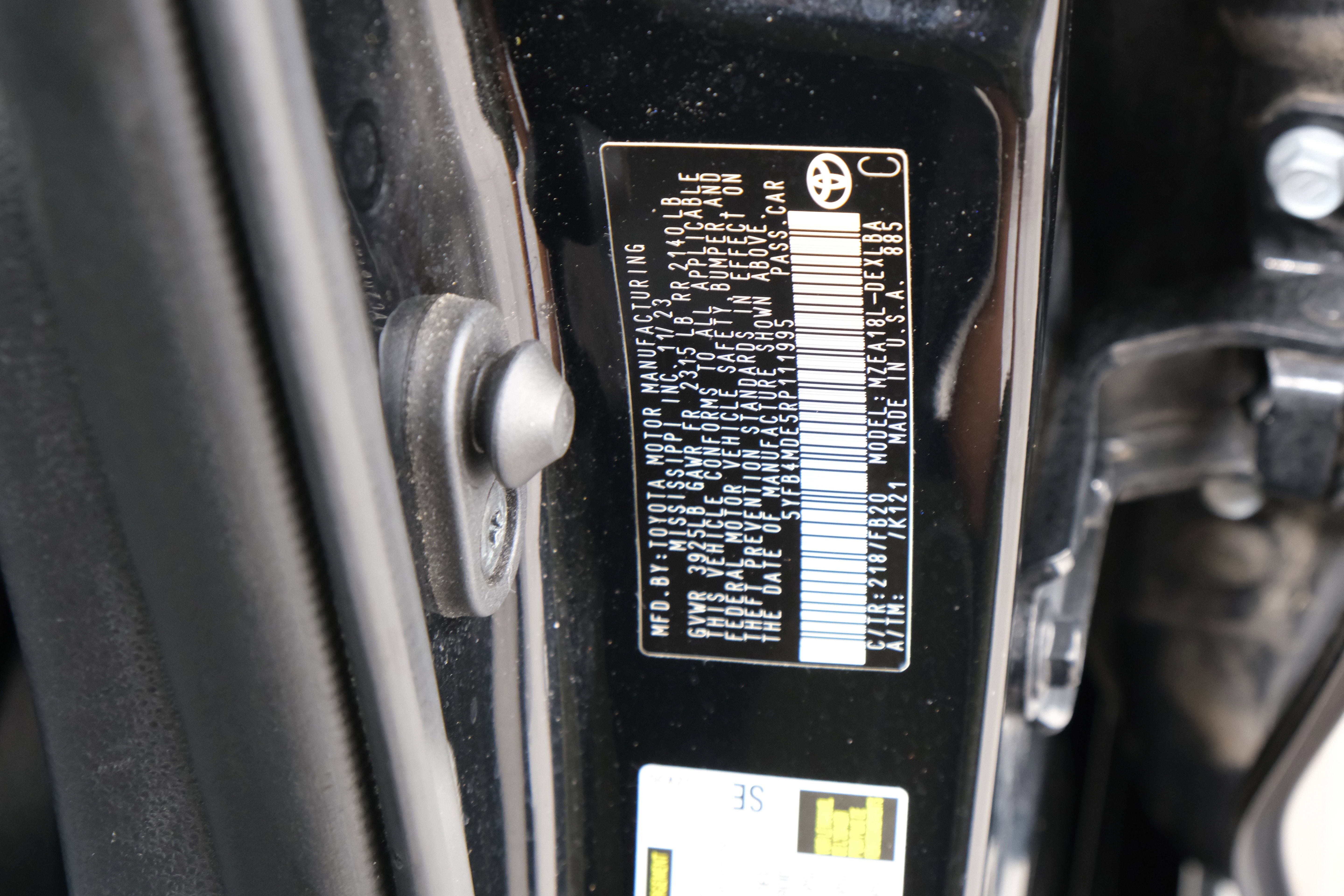 Certified Used 2024 Midnight Black Metallic Toyota LE image 34