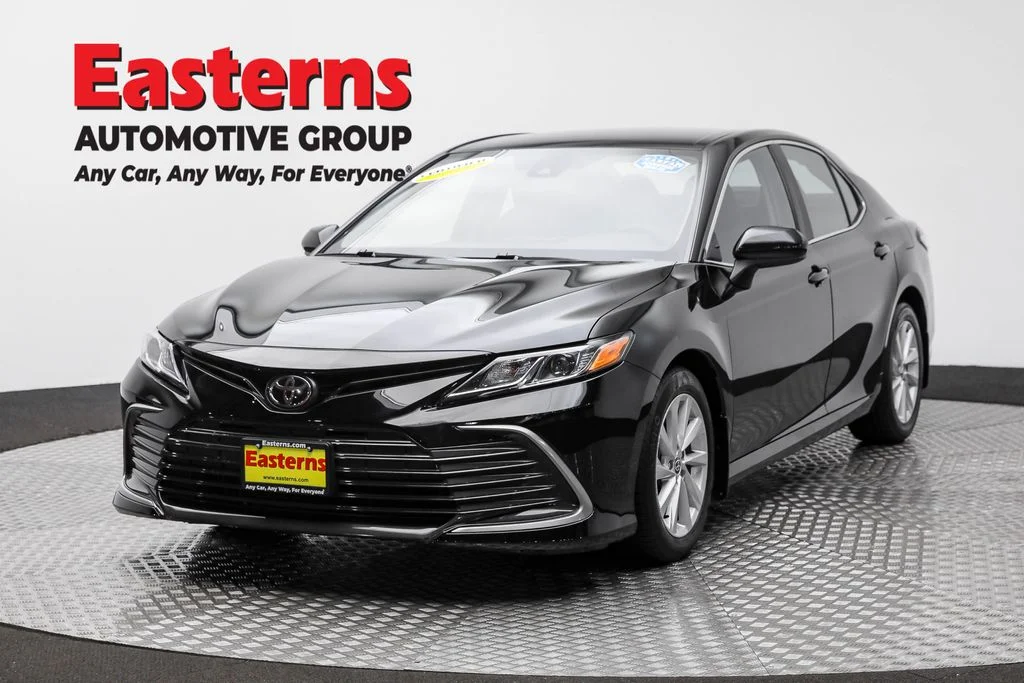 Used 2021 Black Toyota LE image 1