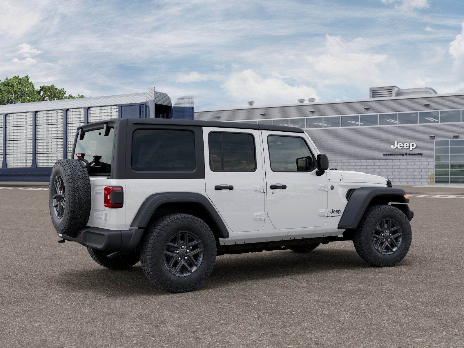 New 2026 Bright White Clear-Coat Exterior Paint Jeep  image 2