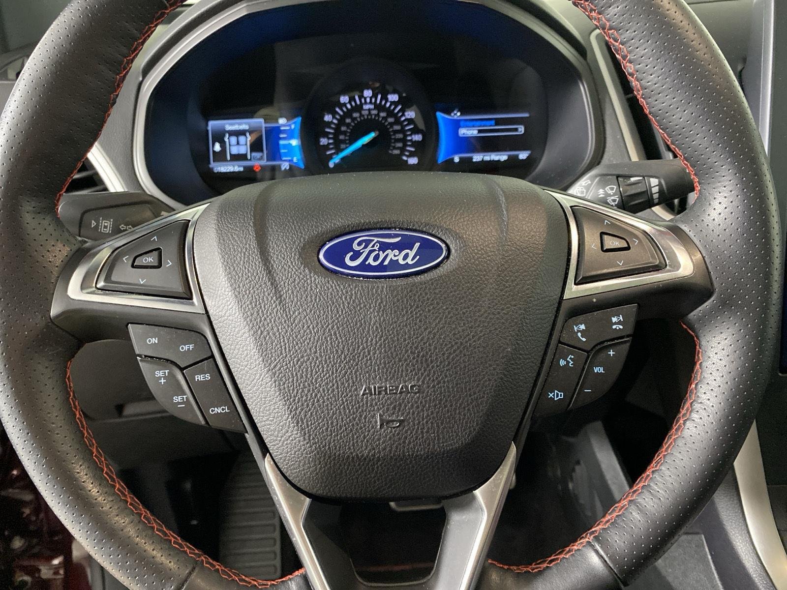 Used 2023 Burgundy Velvet Metallic Tinted Clearcoat Ford ST-Line image 14