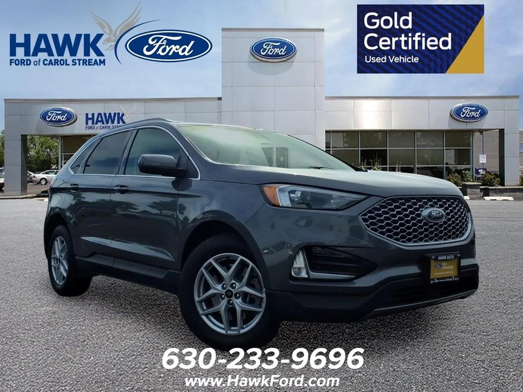 Certified Used 2024 Gray Metallic Ford SEL image 1