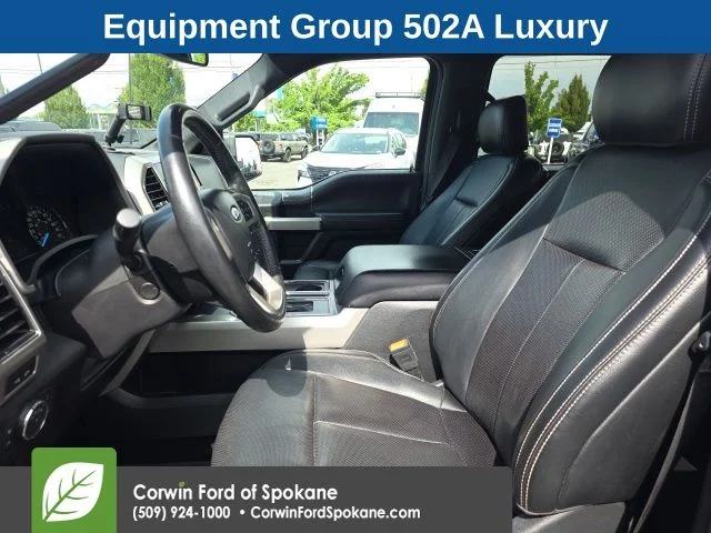 Used 2018 Magnetic Metallic Ford Lariat image 2
