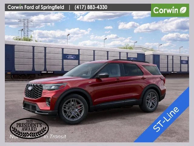 New 2027 Ruby Red Metallic Tinted Clearcoat Ford ST-Line image 1
