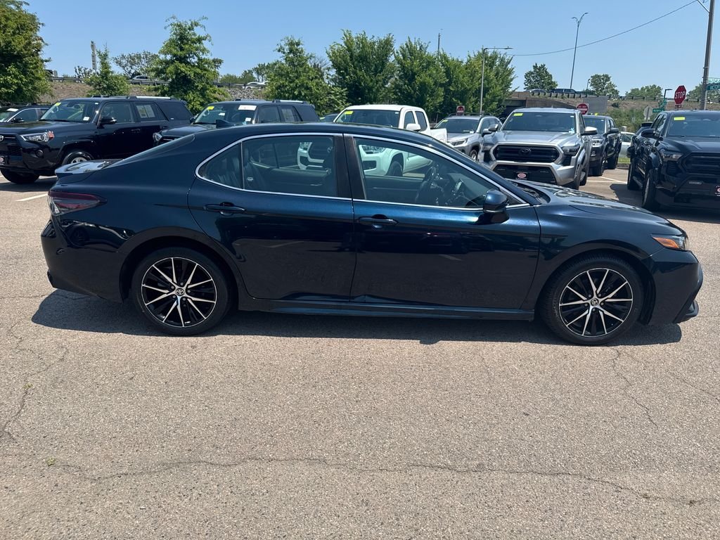 Used 2021 Blue Toyota SE image 8