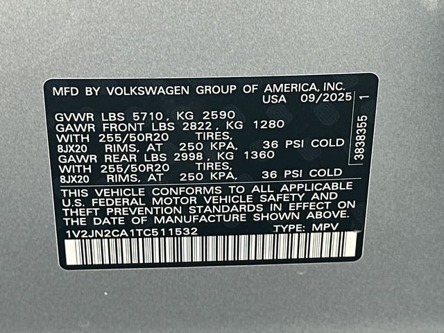 New 2026 Silver Volkswagen 2.0T SE w/Technology image 36