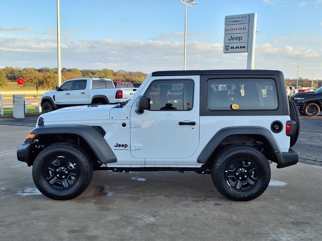 New 2026 Bright White Clear-Coat Exterior Paint Jeep Sport image 4