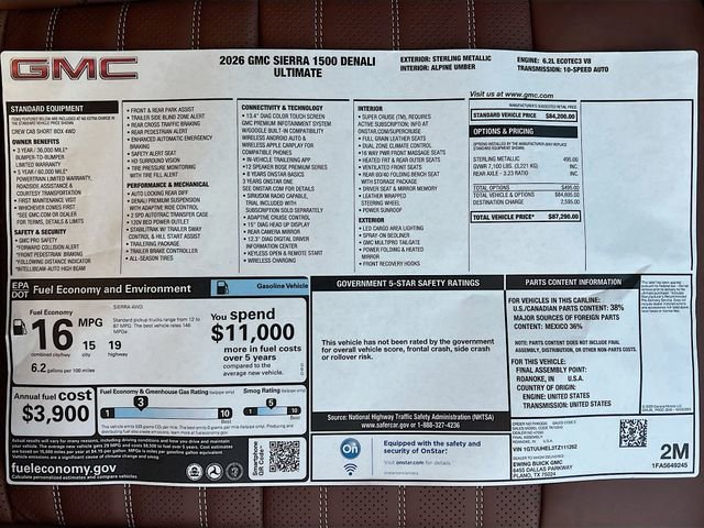 2026 GMC Sierra 1500 Denali Ultimate - Photo 41