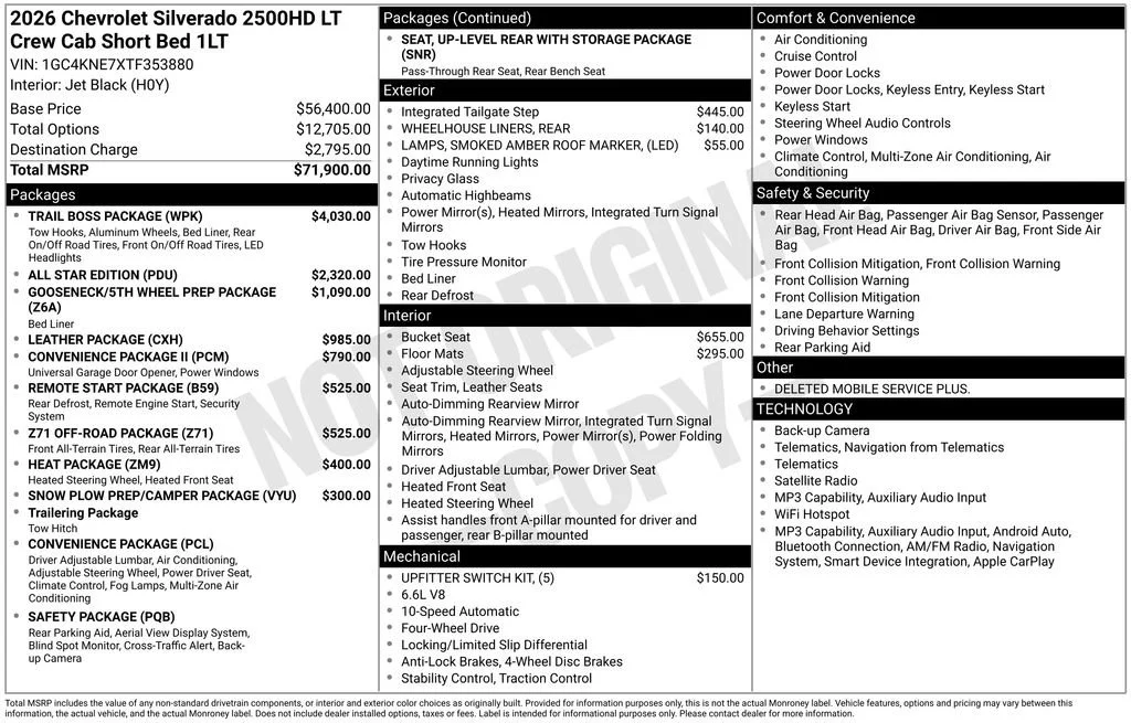 2026 Chevrolet Silverado 2500 HD LT - Photo 4