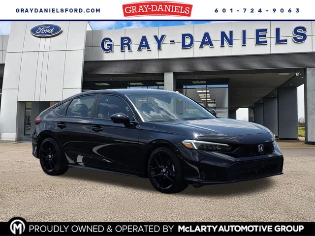 Certified Used 2025 Crystal Black Pearl Honda Sport image 1