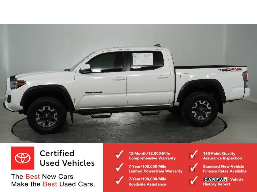 Certified Used 2021 Super White Toyota TRD Off Road image 6