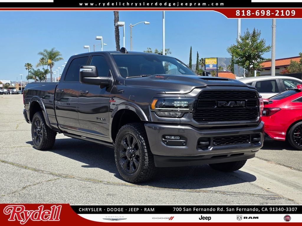 Gray 2023 RAM 2500 Limited Crew Cab 4WD Pickup Truck Four-Wheel Drive