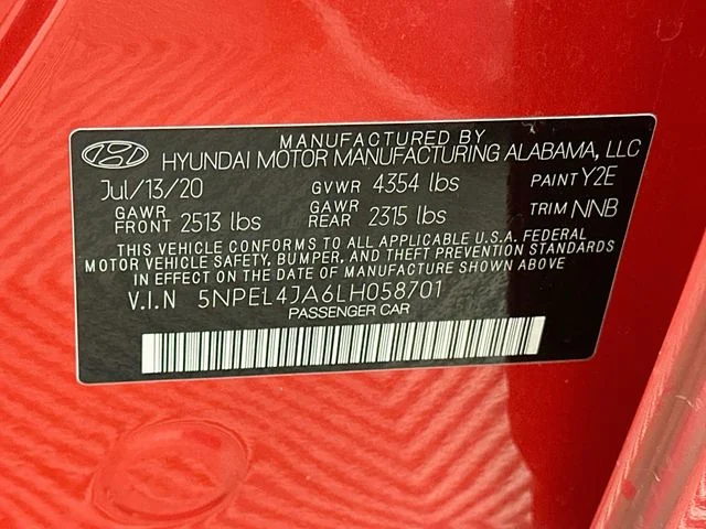 Pre-Owned 2020 Hyundai Sonata SEL