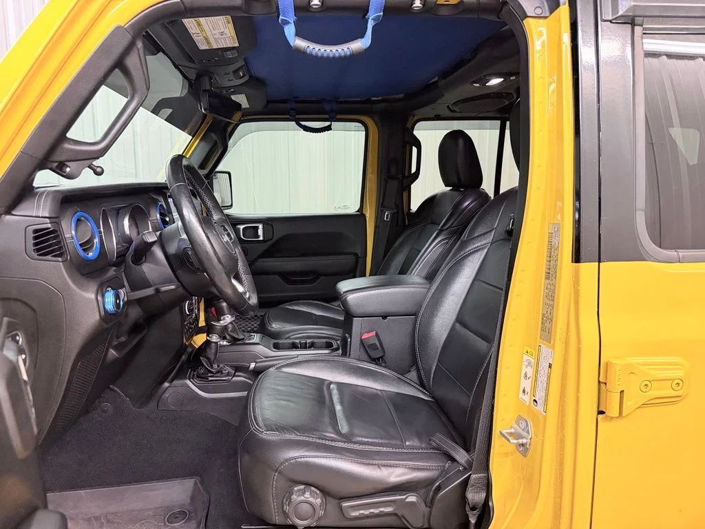 Used 2018 Yellow Jeep Unlimited Sahara image 9