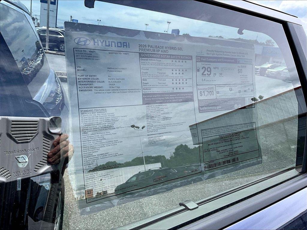 New 2026 Blue Hyundai SEL Premium 8P image 31