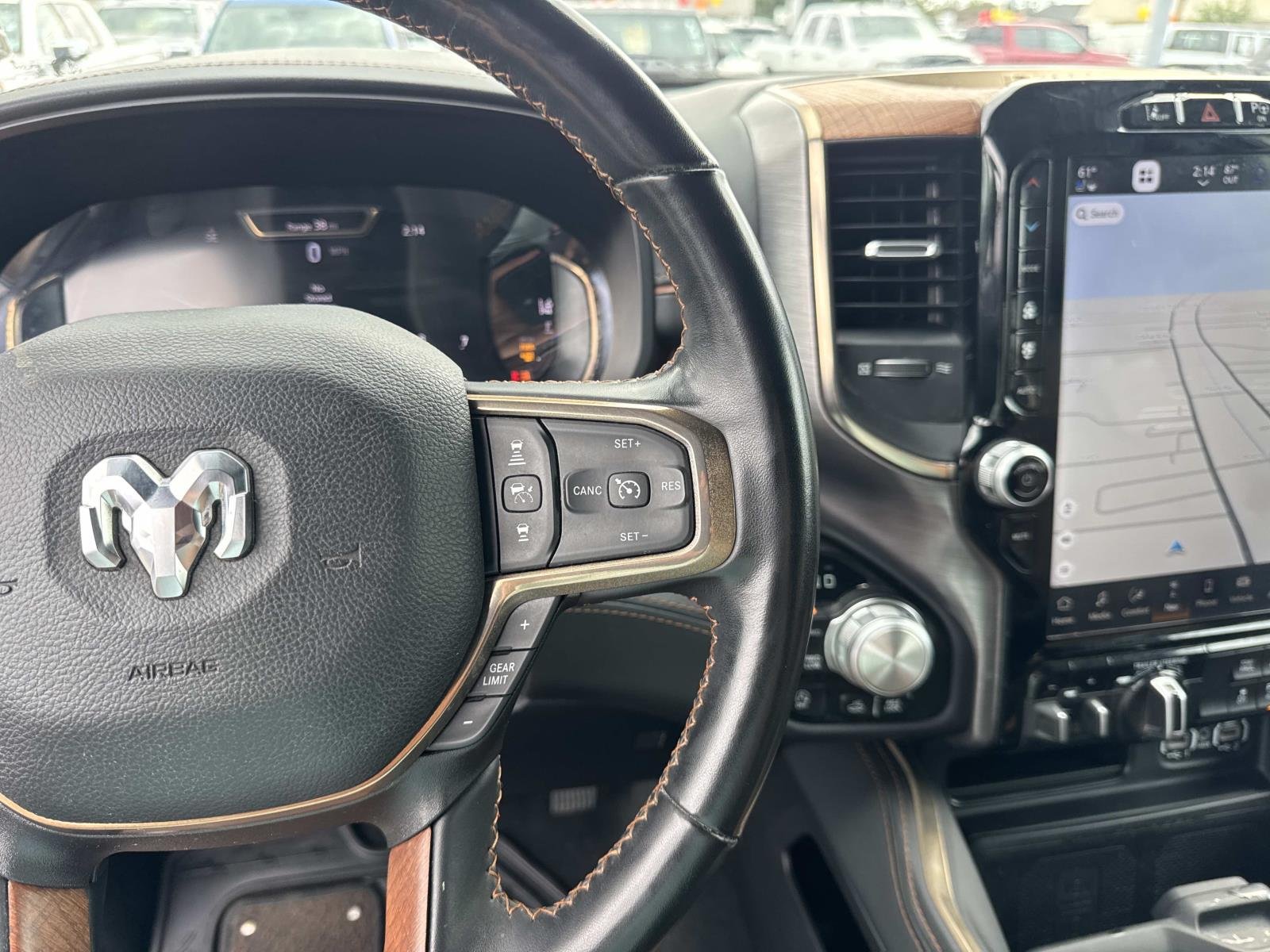 Used 2024 Diamond Black Crystal Pearlcoat Ram Longhorn image 24
