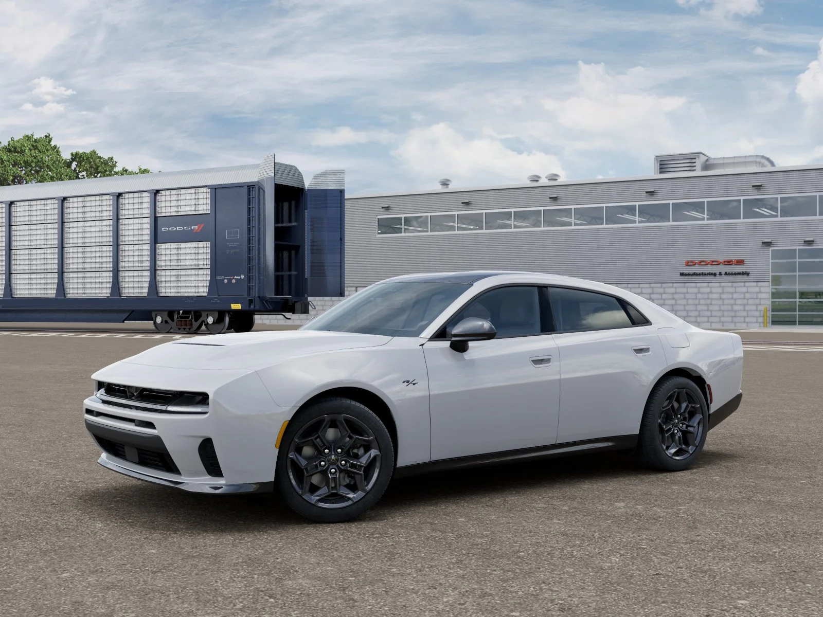 New 2027 White Knuckle Exterior Paint Dodge R/T image 1