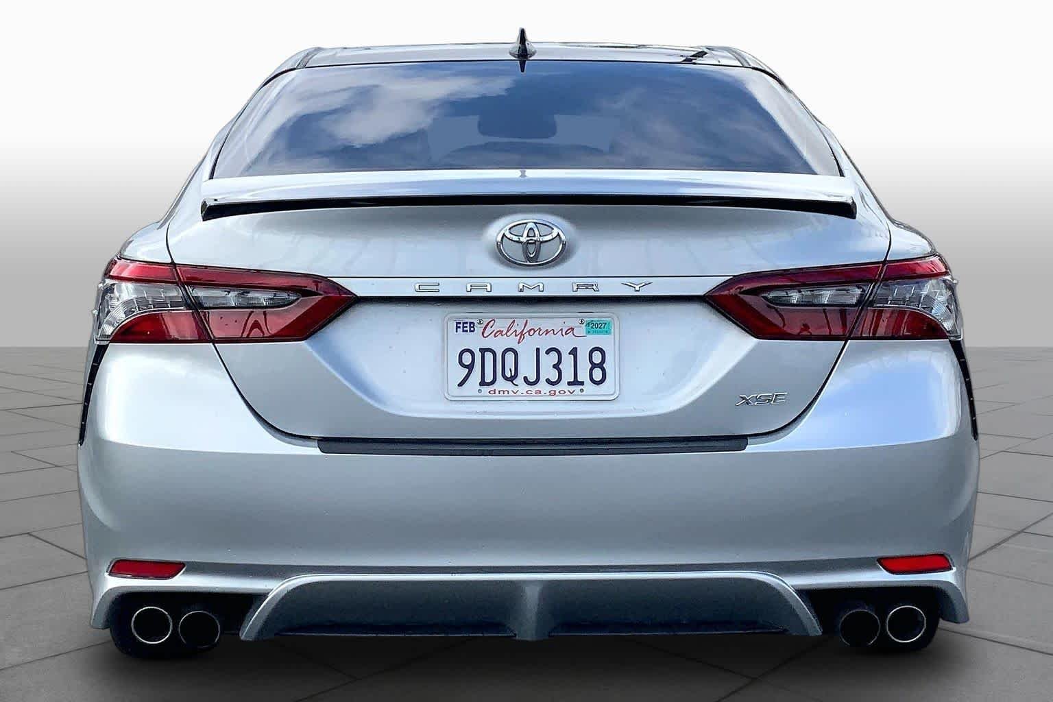 Used 2022 Celestial Silver Metallic/Midnight Black Metallic Toyota XSE image 4