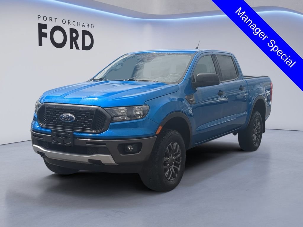 Used 2021 Blue Metallic Ford XLT image 1