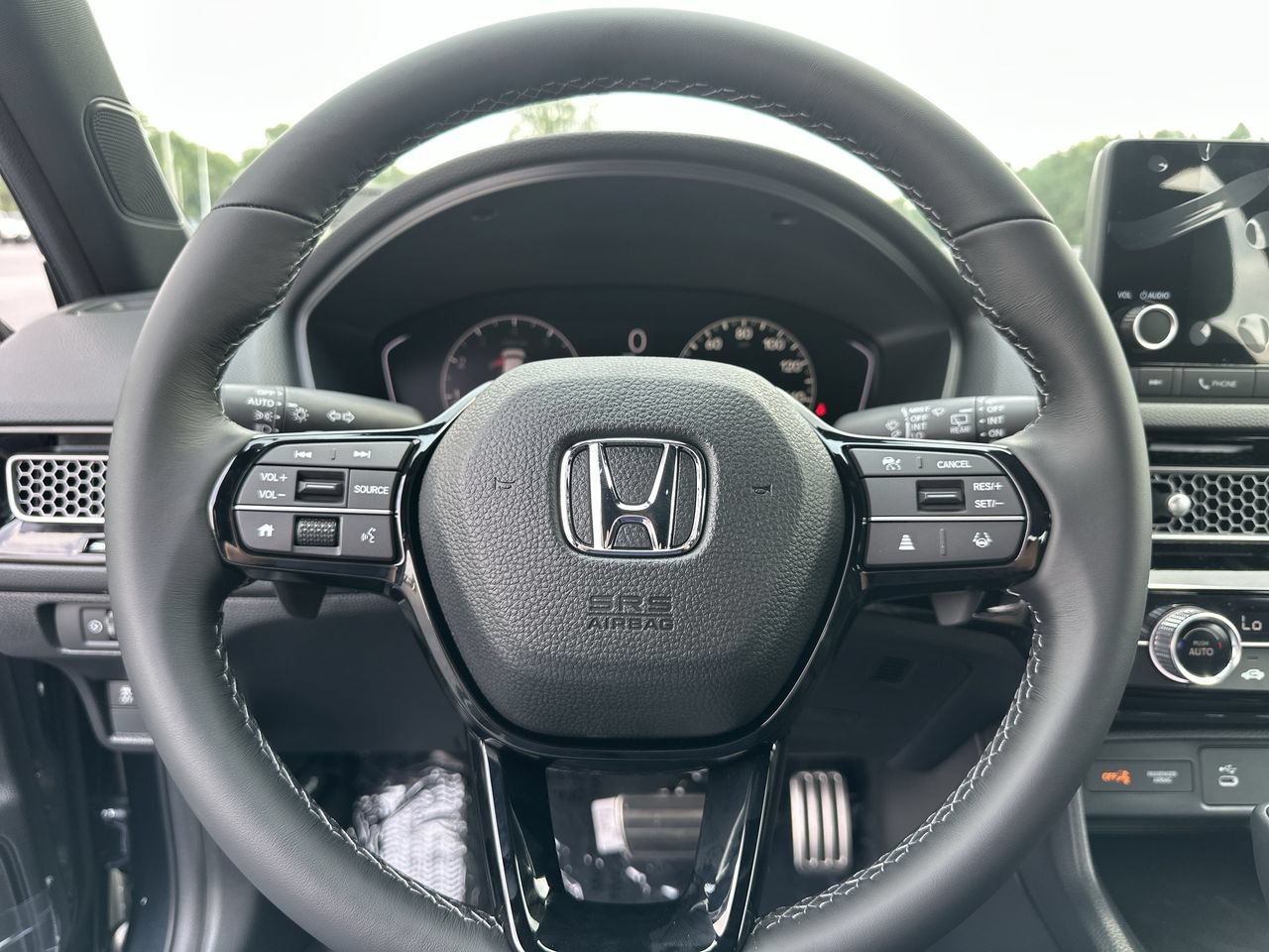 New 2026 Meteorite Gray Metallic Honda FWD Sport image 14
