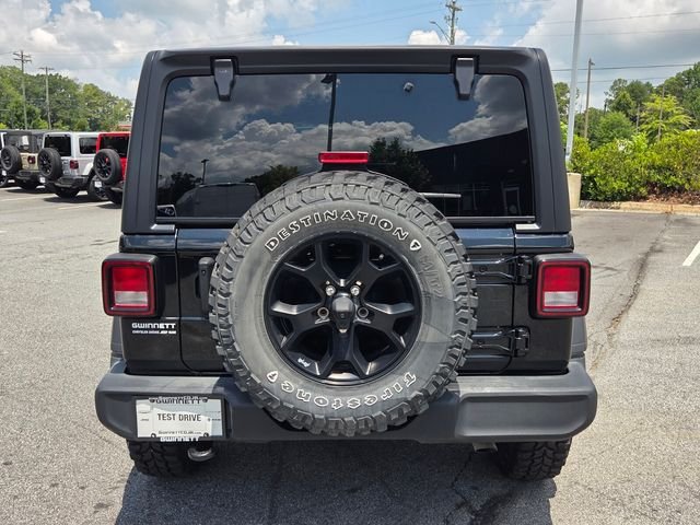 Used 2022 Black Jeep Unlimited Willys image 7