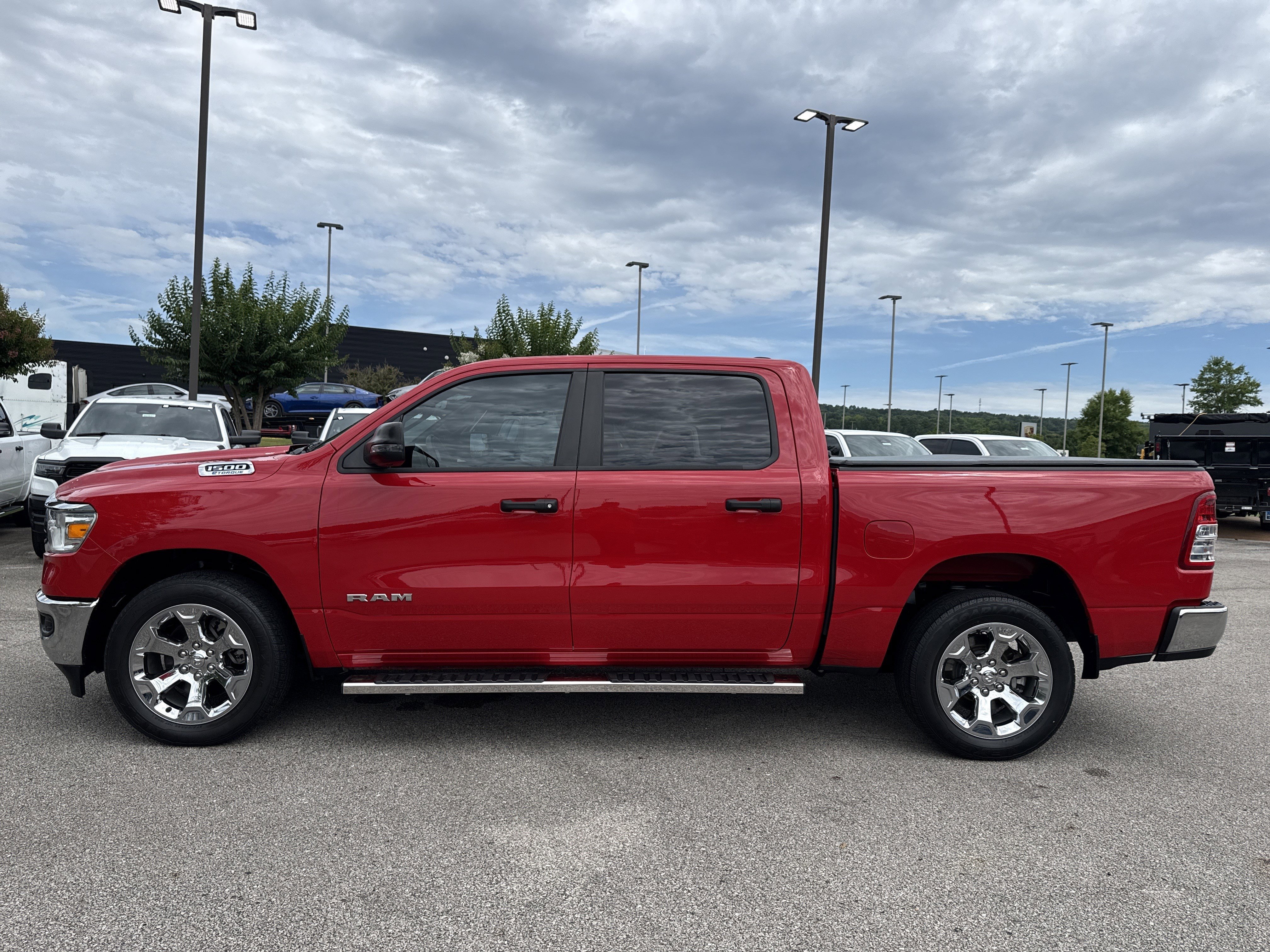 Used 2023 Flame Red Clearcoat Ram Big Horn image 4