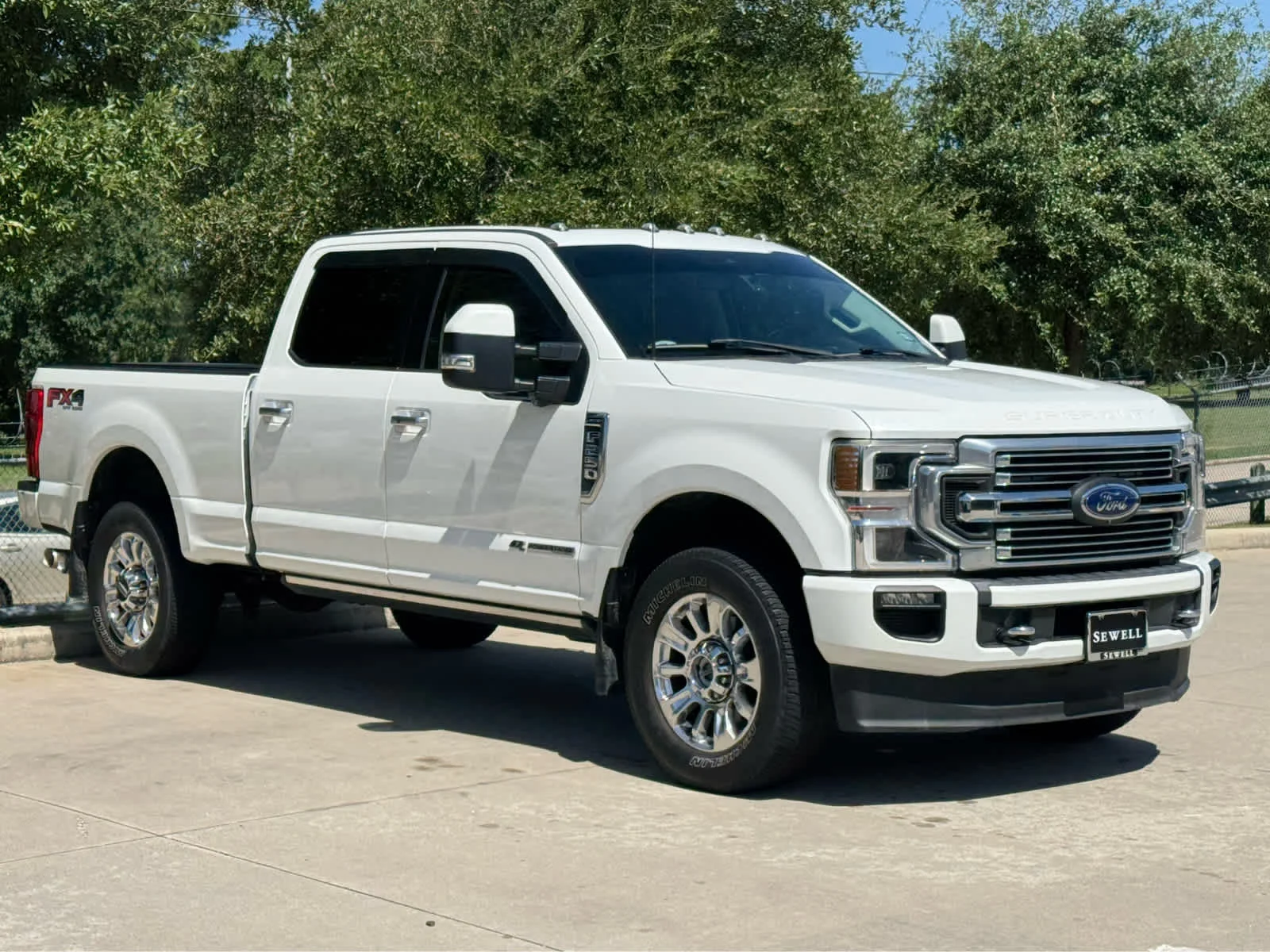 Used 2021 Star White Metallic Tri-Coat Ford Limited image 4