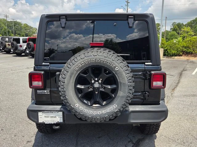 Used 2022 Black Jeep Unlimited Willys image 7