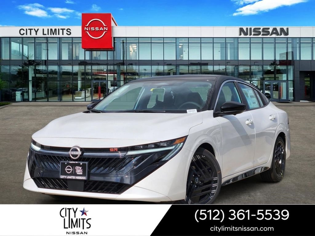 New 2026 Aspen White TriCoat / Super Black Two-tone Nissan SR image 1