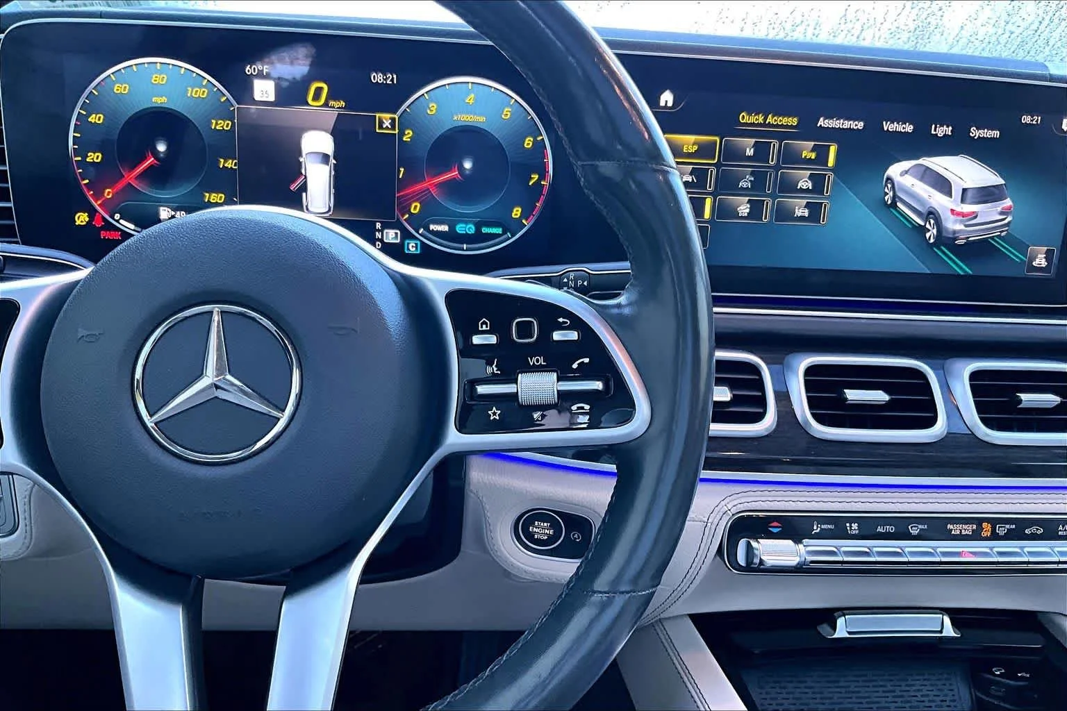 Used 2020 Lunar Blue Metallic Mercedes-Benz GLS 450 image 48