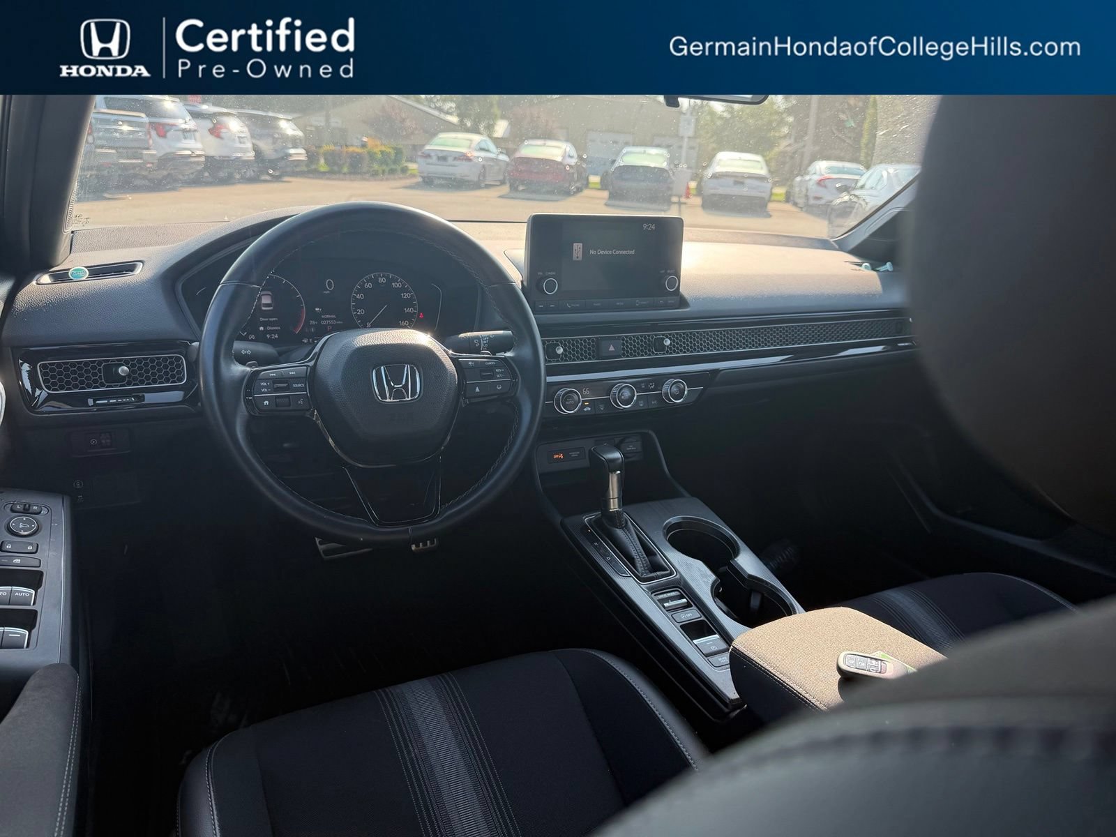 Certified Used 2024 Platinum White Pearl Honda 2.0L 4D SPORT image 39