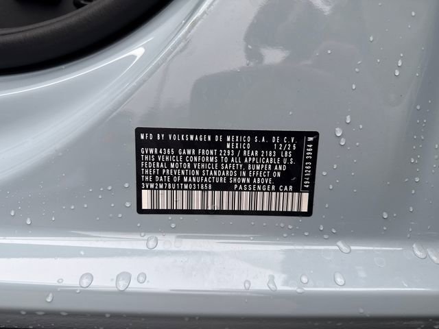 New 2026 Monument Gray w/Dp Blk Rf Volkswagen Autobahn image 17