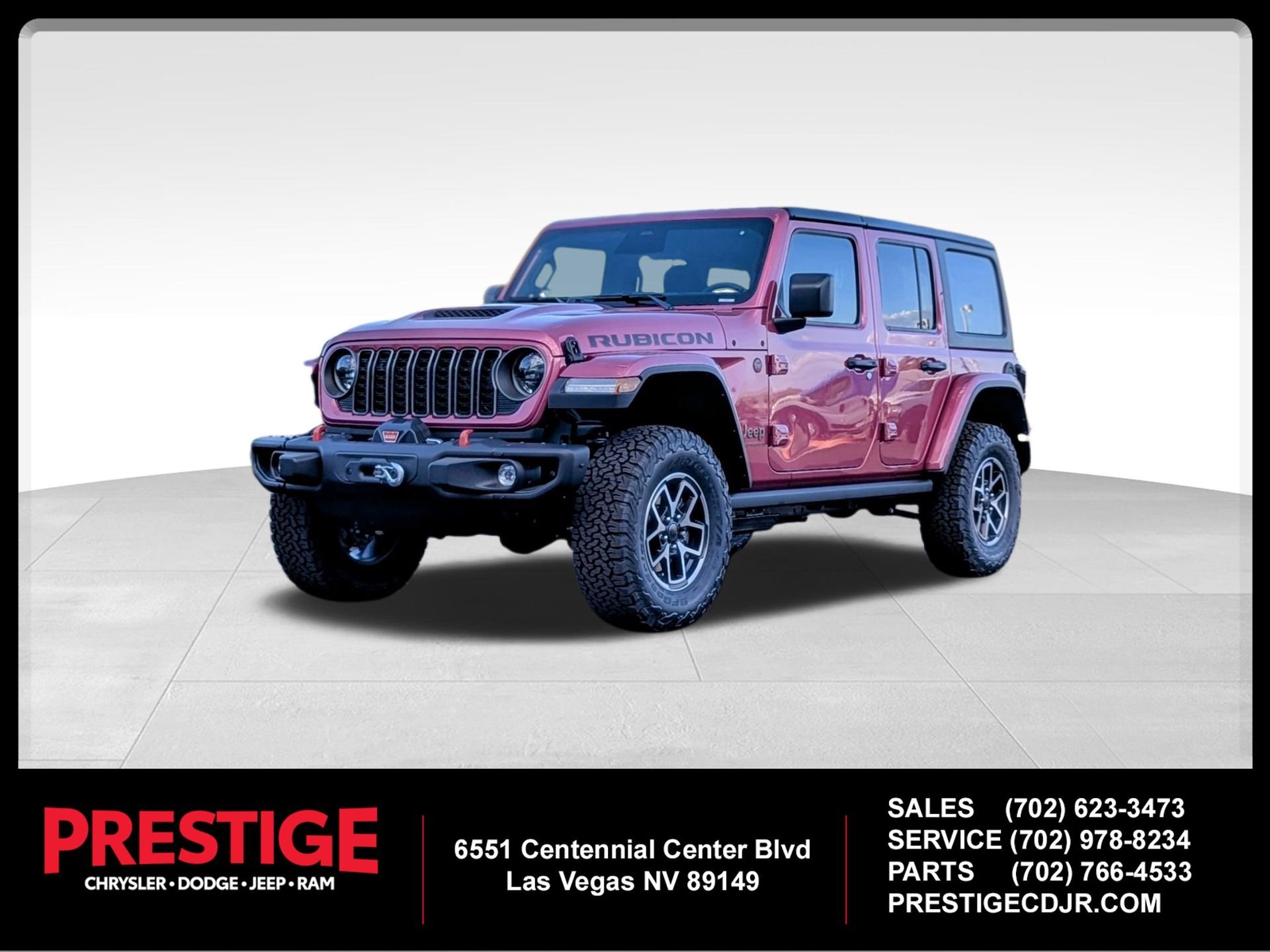 New 2026 Tuscadero Pearlcoat Jeep Rubicon image 1