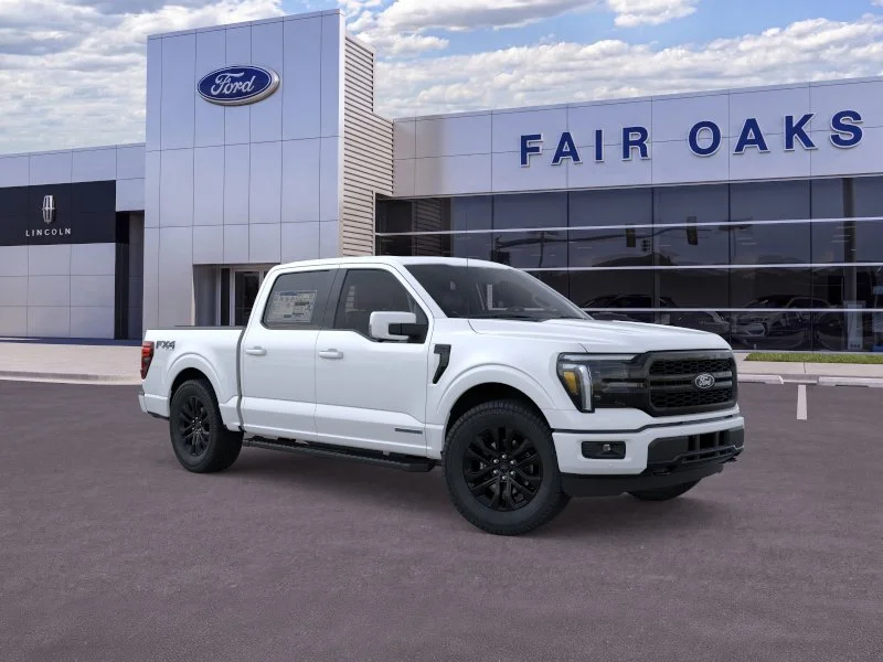 New 2026 Star White Metallic Tri-Coat Ford Lariat image 7