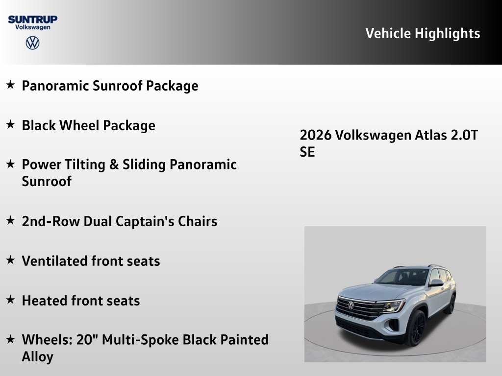2026 Volkswagen Atlas SE w/Tech - Photo 7