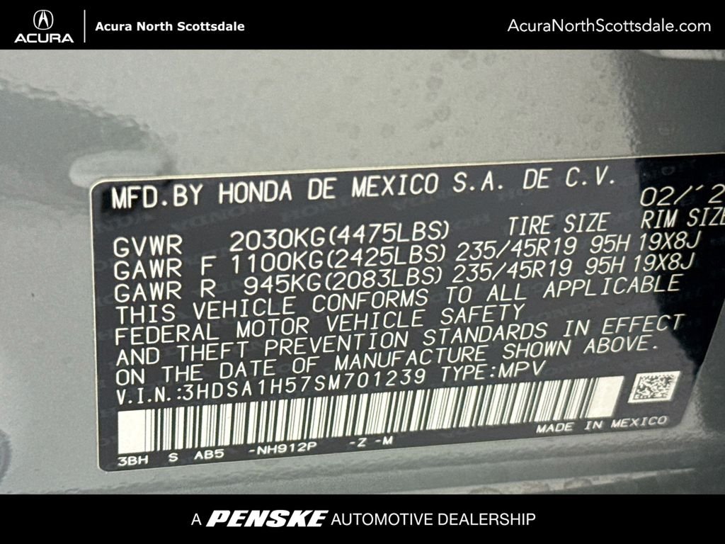 2025 Acura ADX A-Spec Package - Photo 34