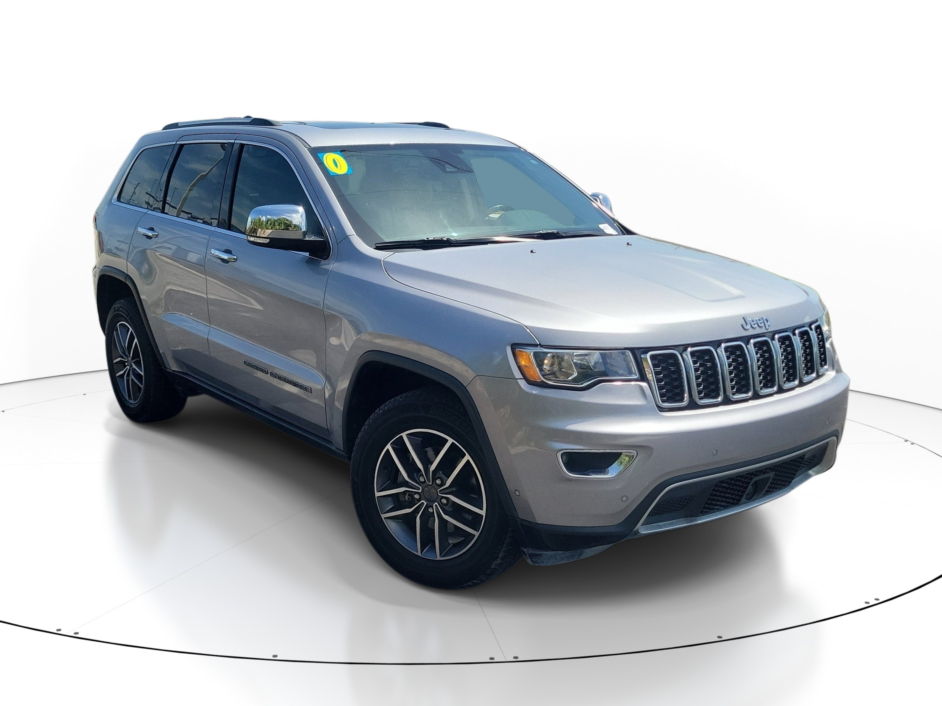 Used 2020 Billet Silver Metallic Clearcoat Jeep Limited image 1