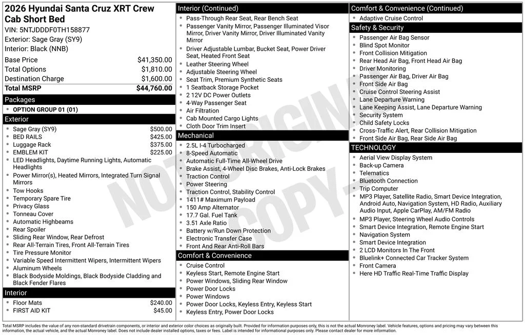 Used 2026 Sage Hyundai XRT image 3