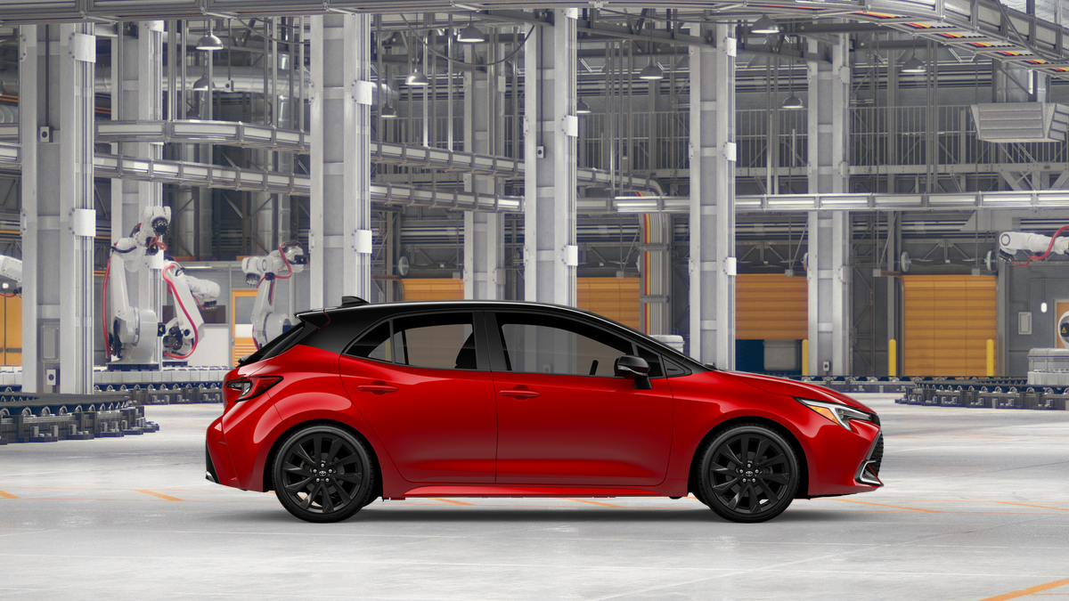 New 2027 Finish Line Red with Black roof Toyota XSE image 12