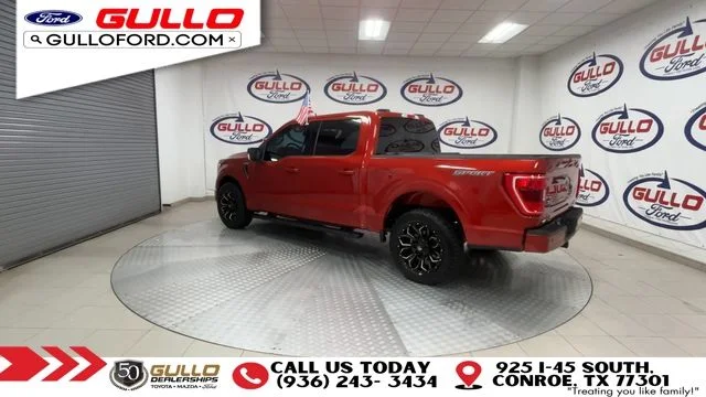 Certified Used 2023 Hot Pepper Red Metallic Tinted Clearcoat Ford XLT image 6