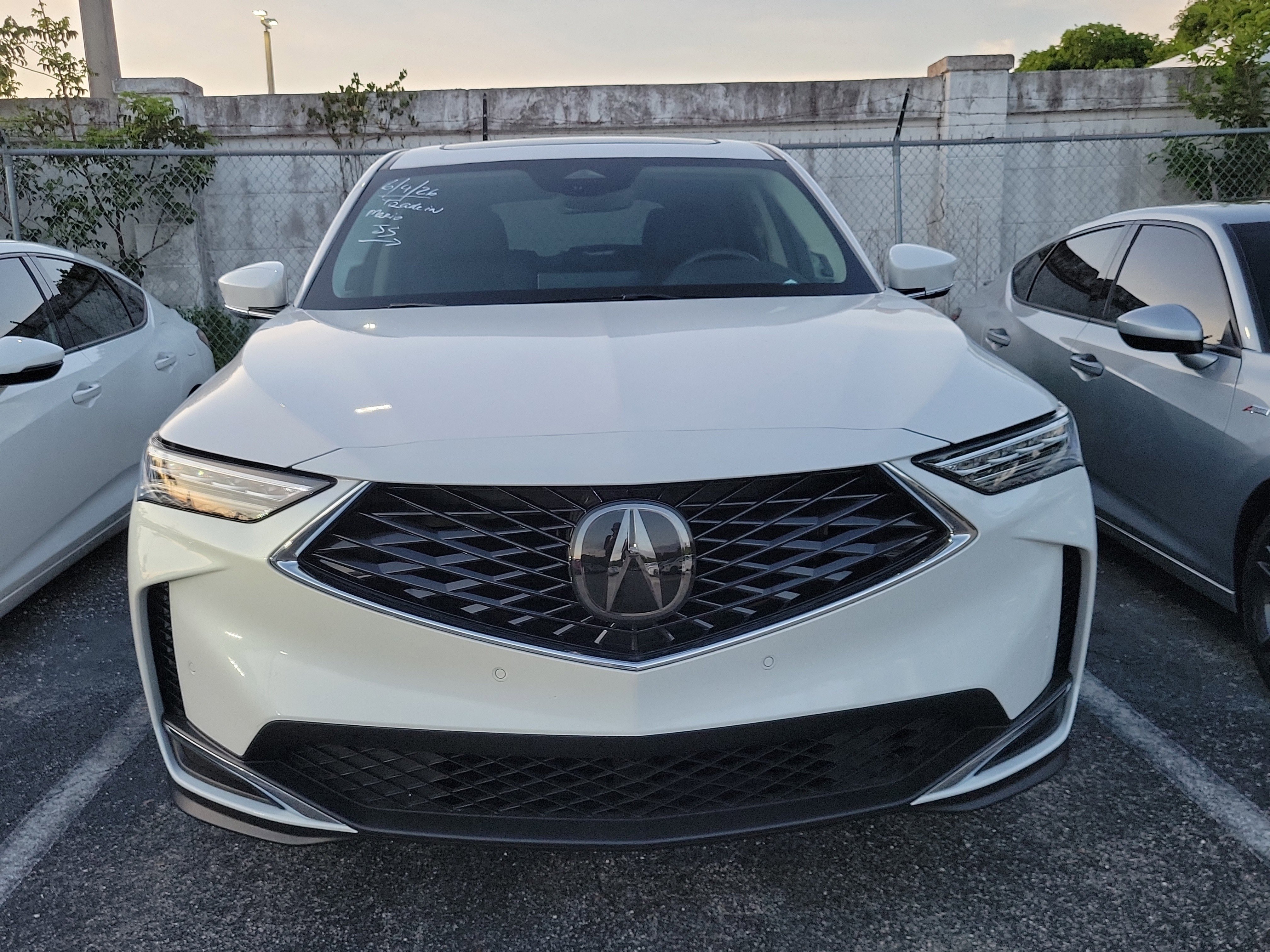 Used 2025 Platinum White Pearl Acura TECH image 6