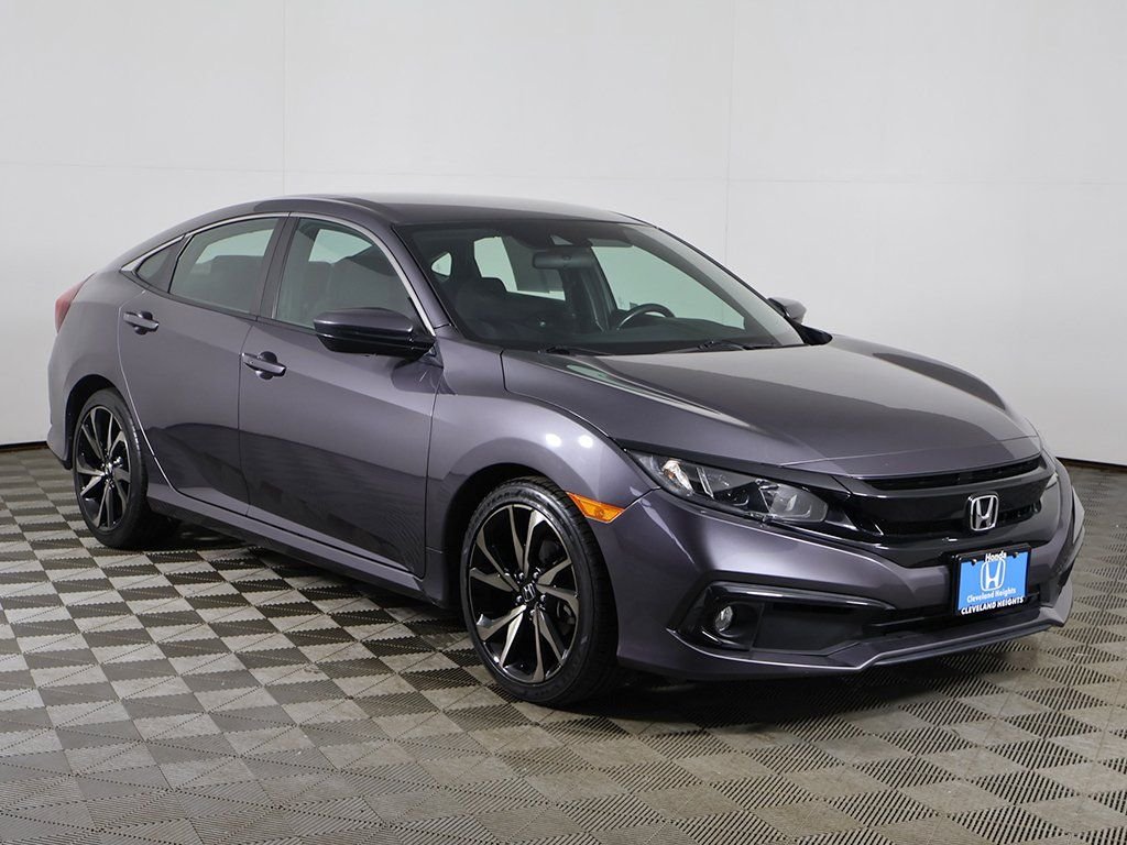 Used 2021 Honda Civic Sport with VIN 2HGFC2F81MH542592 for sale in Cleveland Heights, OH