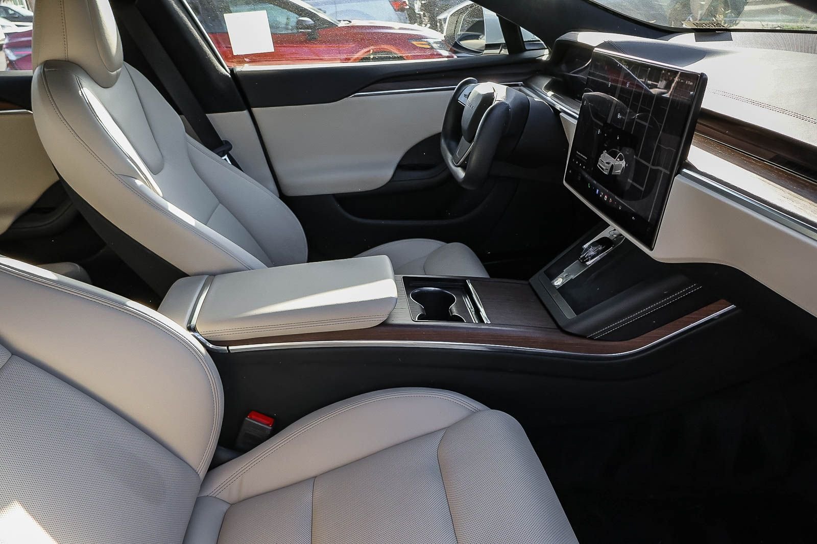 Used 2022 White Tesla Base image 12