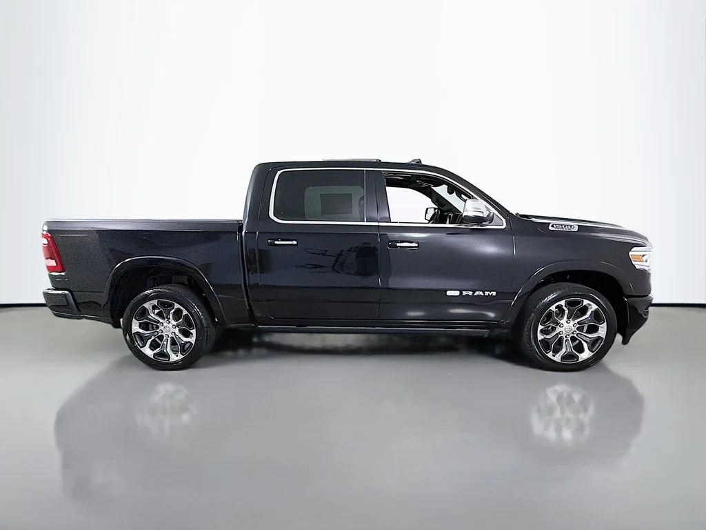 Used 2020 Diamond Black Crystal Pearlcoat Ram Longhorn image 8