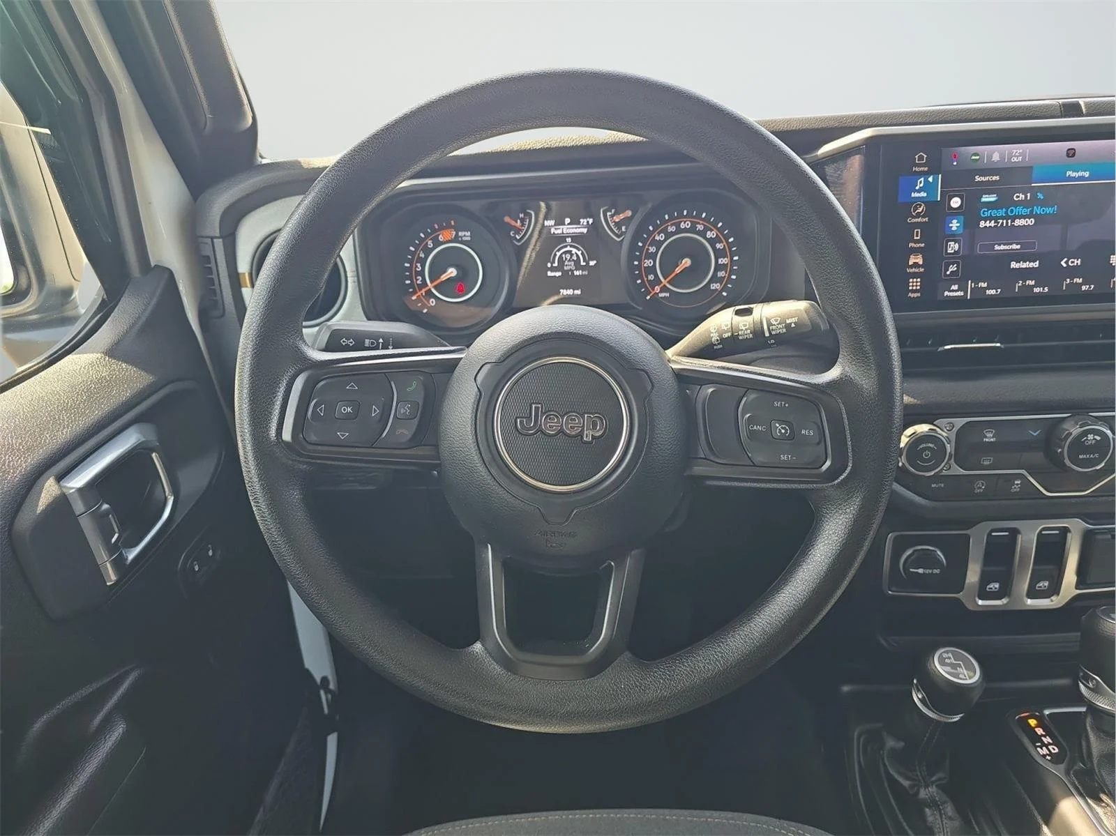 Used 2026 Bright White Clearcoat Jeep Sport image 11