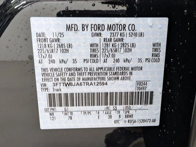 New 2026 Shadow Black Ford XLT image 21